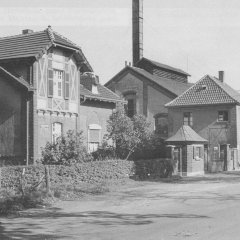 Das städtische Gaswerk an der Rhedaer Straße (heute Discounter)