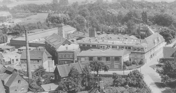 Unternehmenssitz Haver & Boecker; Aufnahme vermutlich aus den 1950er-Jahren Unternehmenssitz Haver & Boecker; Aufnahme vermutlich aus den 1950er-Jahren