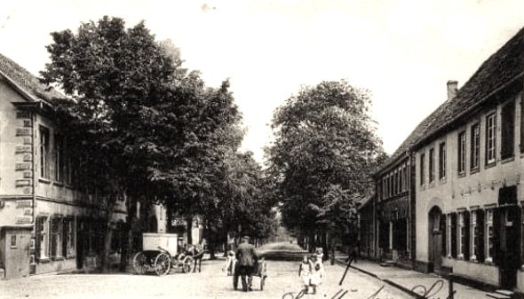 Die Lindenstraße um 1910, in der auch Sophia Aschenberg lebte