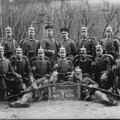 1915: Im Kriegerverein  schlossen sich nach dem ersten Weltkrieg die Soldaten zusammen, darunter auch einige jüdische Mitglieder