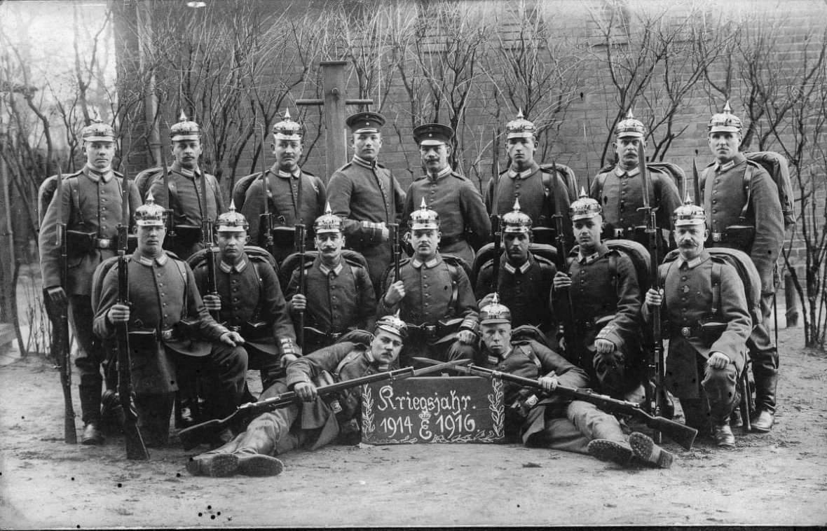 1915: Im Kriegerverein  schlossen sich nach dem ersten Weltkrieg die Soldaten zusammen, darunter auch einige jüdische Mitglieder