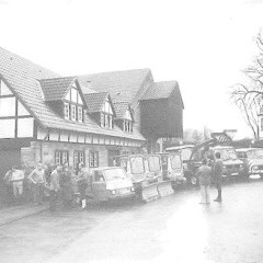 1980er-Jahre: Die Stadtgärtner in der ehemaligen Kramerschen Mühle